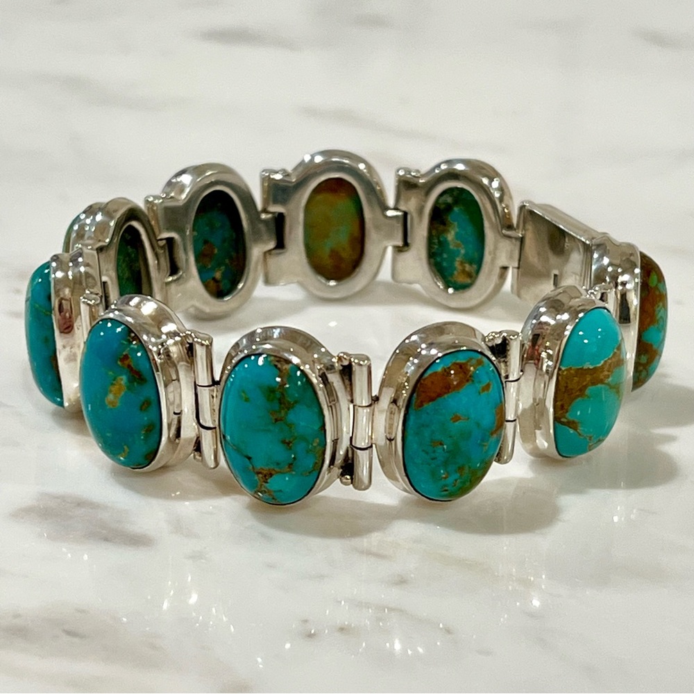 Sterling Silver & Turquoise Bracelet